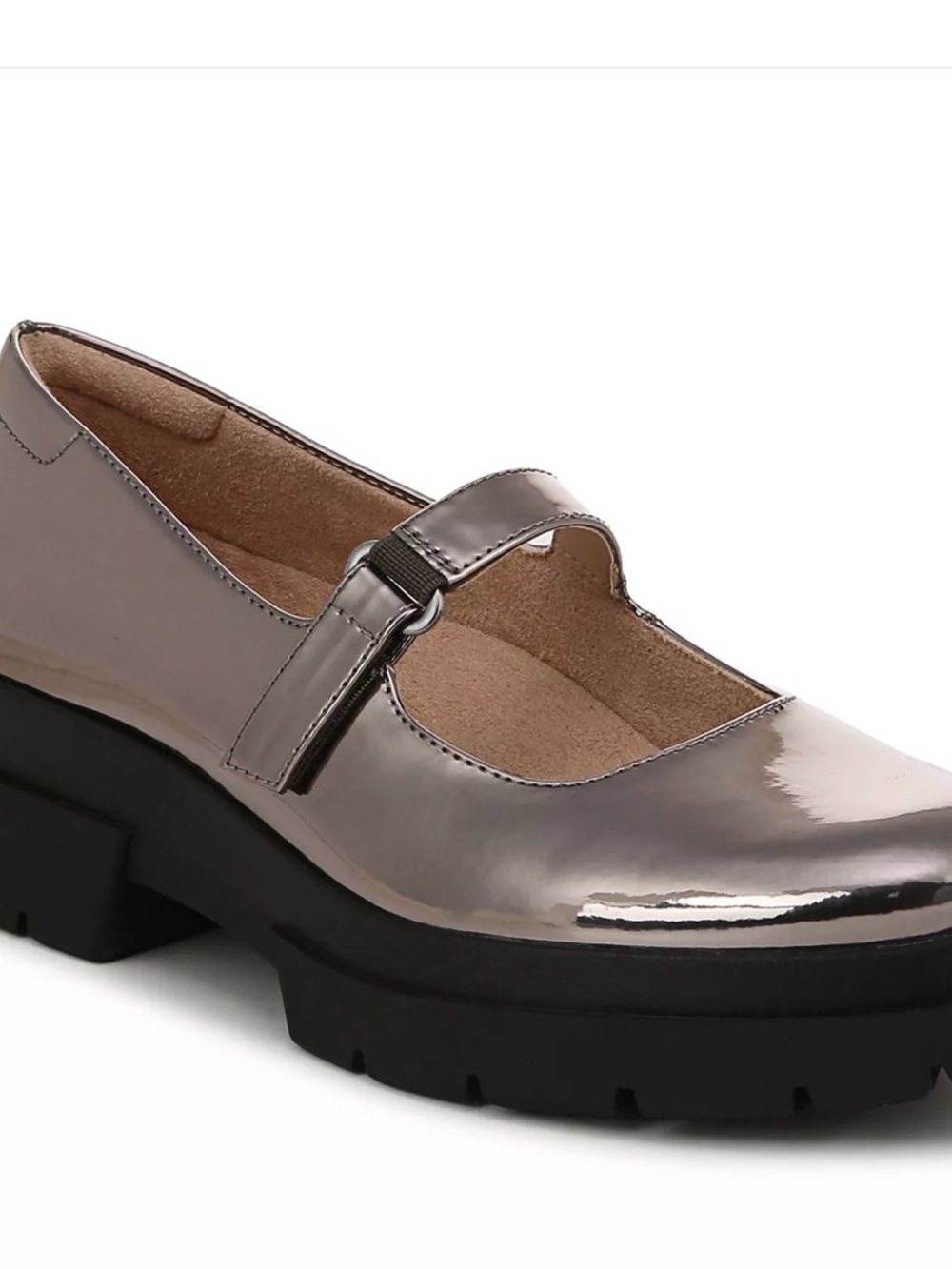 SOUL Naturalizer Metallic Mary Jane in Gunmetal